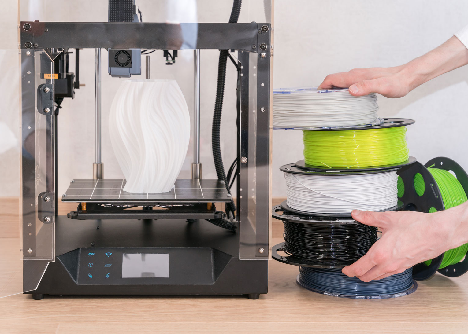3D-Drucker in Aktion